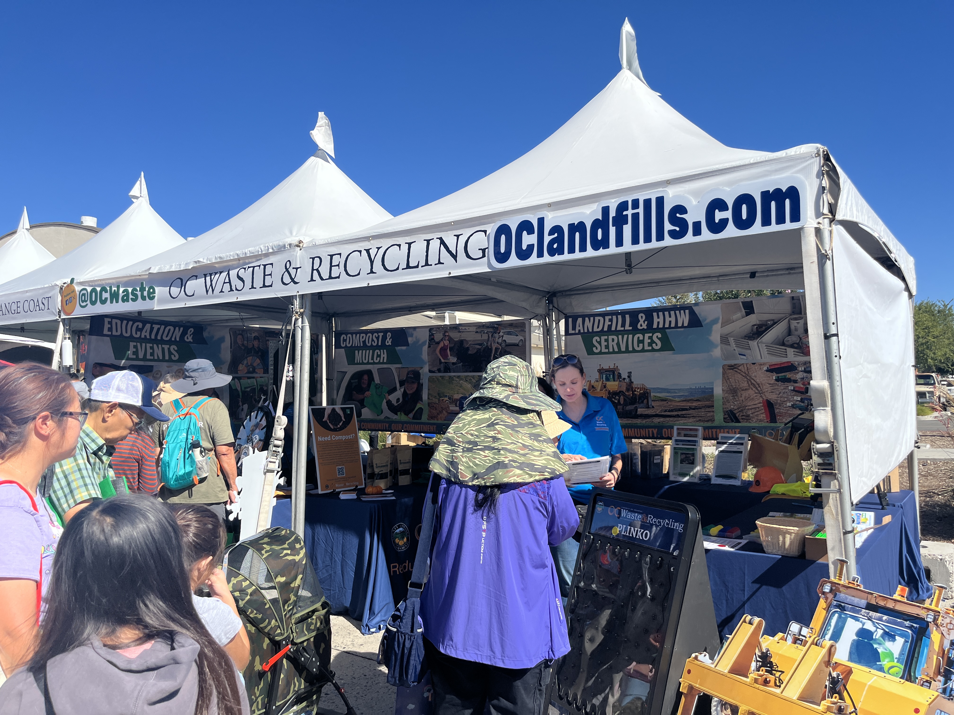 busy outreach event