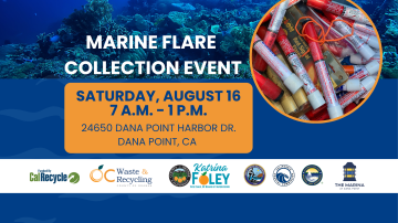 collection of marine flares on Saturday, August 16