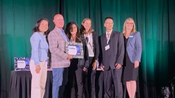 OCWR Team accepting CRRA Award