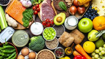 Picture of fruits and vegetables