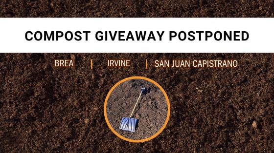 Compost Giveaway Postponed