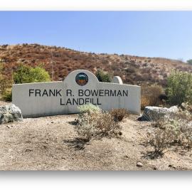 Frank R. Bowerman Landfill sign