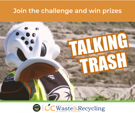Anaheim Ducks Talking Trash with OC Waste & Recycling