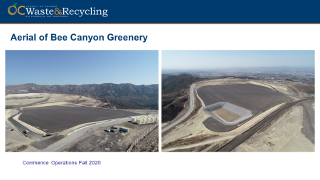 Aerial of Bee Canyon Greenery