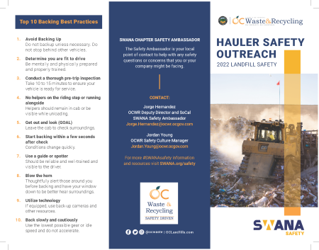 digital version of safety outreach brochure
