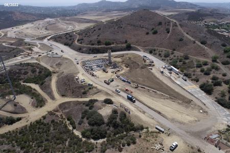 Aerial view of Prima Landfill
