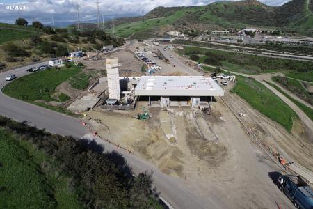 Aerial view Prima Entrance Project