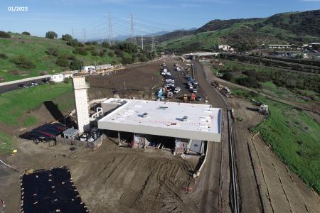 Aerial view Prima Entrance Project