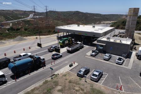 Aerial view Prima Entrance Project / Front