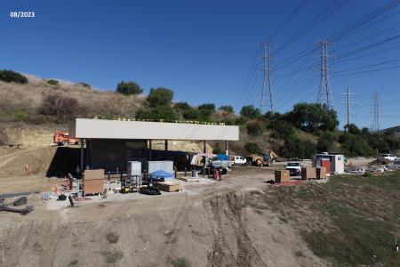 Aerial view Prima Entrance Project / Upper Fee Booth