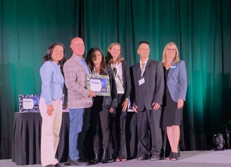 OCWR Team accepting CRRA Award